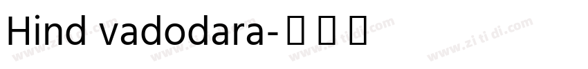 Hind vadodara字体转换
